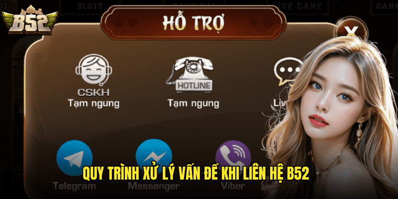 Quy Trình Xử Lý Vấn Đề Khi Liên Hệ B52